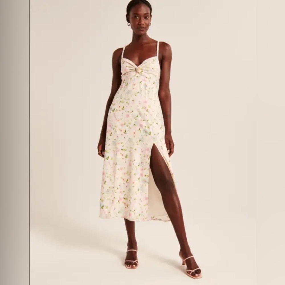 Floral Abercrombie midi dress